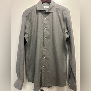 Pini Parma Cotton Cashmere Button Up Shirt